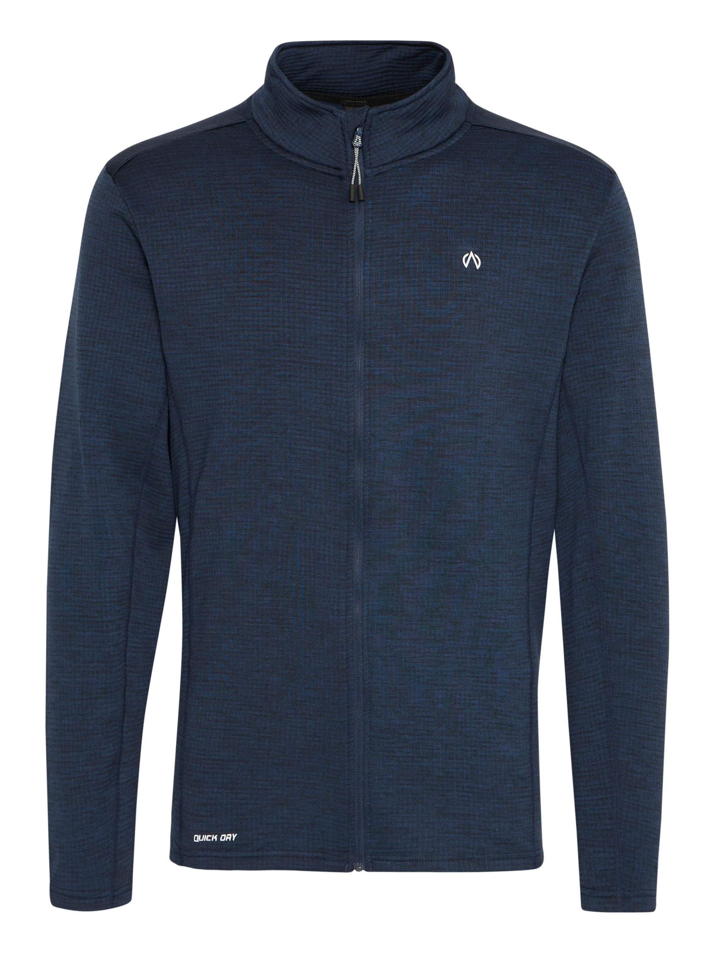 Giacca di felpa sportiva di North Bend in blu: frontale