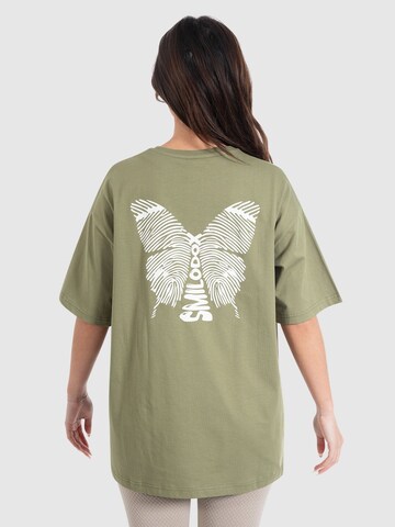 T-shirt 'Payton' Smilodox en vert : devant