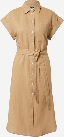 GAP Shirt Dress in Brown: front