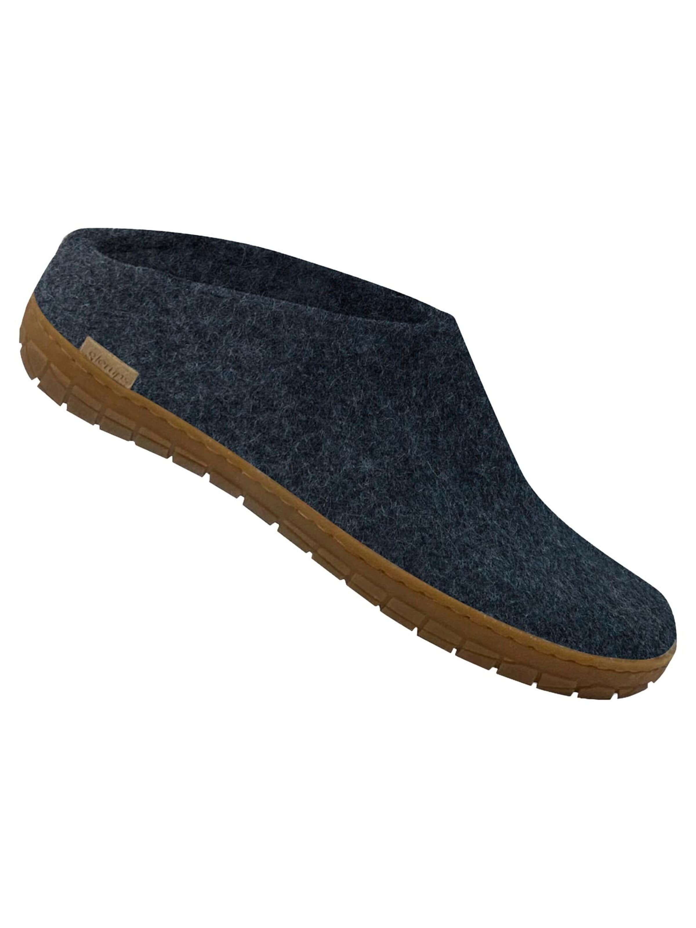Glerups Slippers 'Honey' in Blue