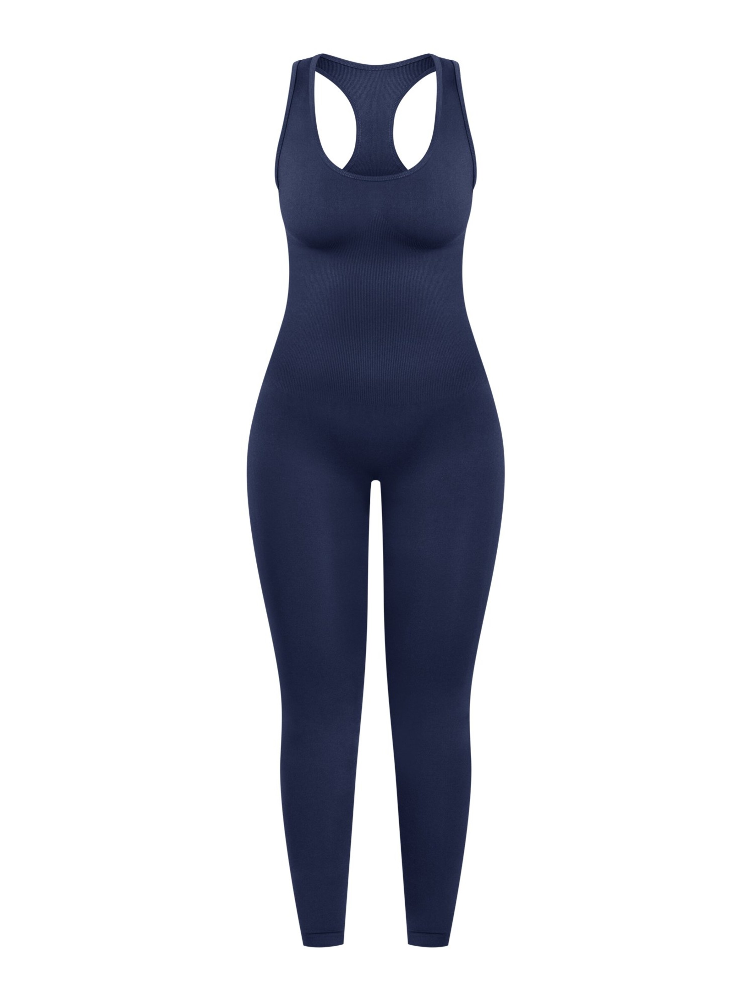 Smilodox Jumpsuit ' Seamless Elsie ' in Blue: front