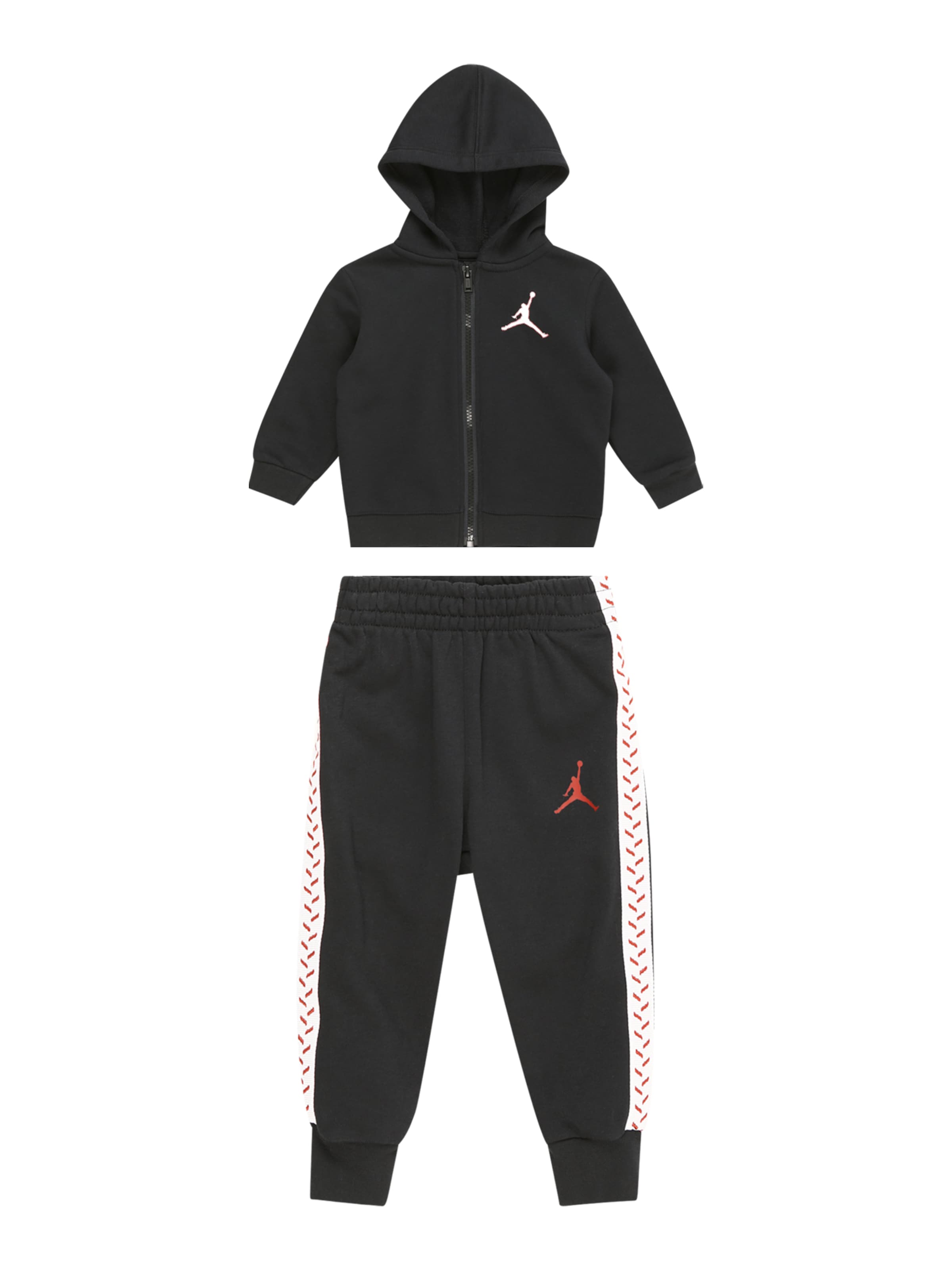 Jordan Treenipuku värissä musta: etupuoli