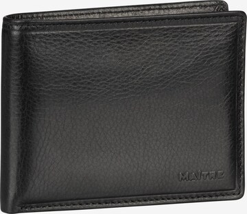 Maître Wallet in Black: front