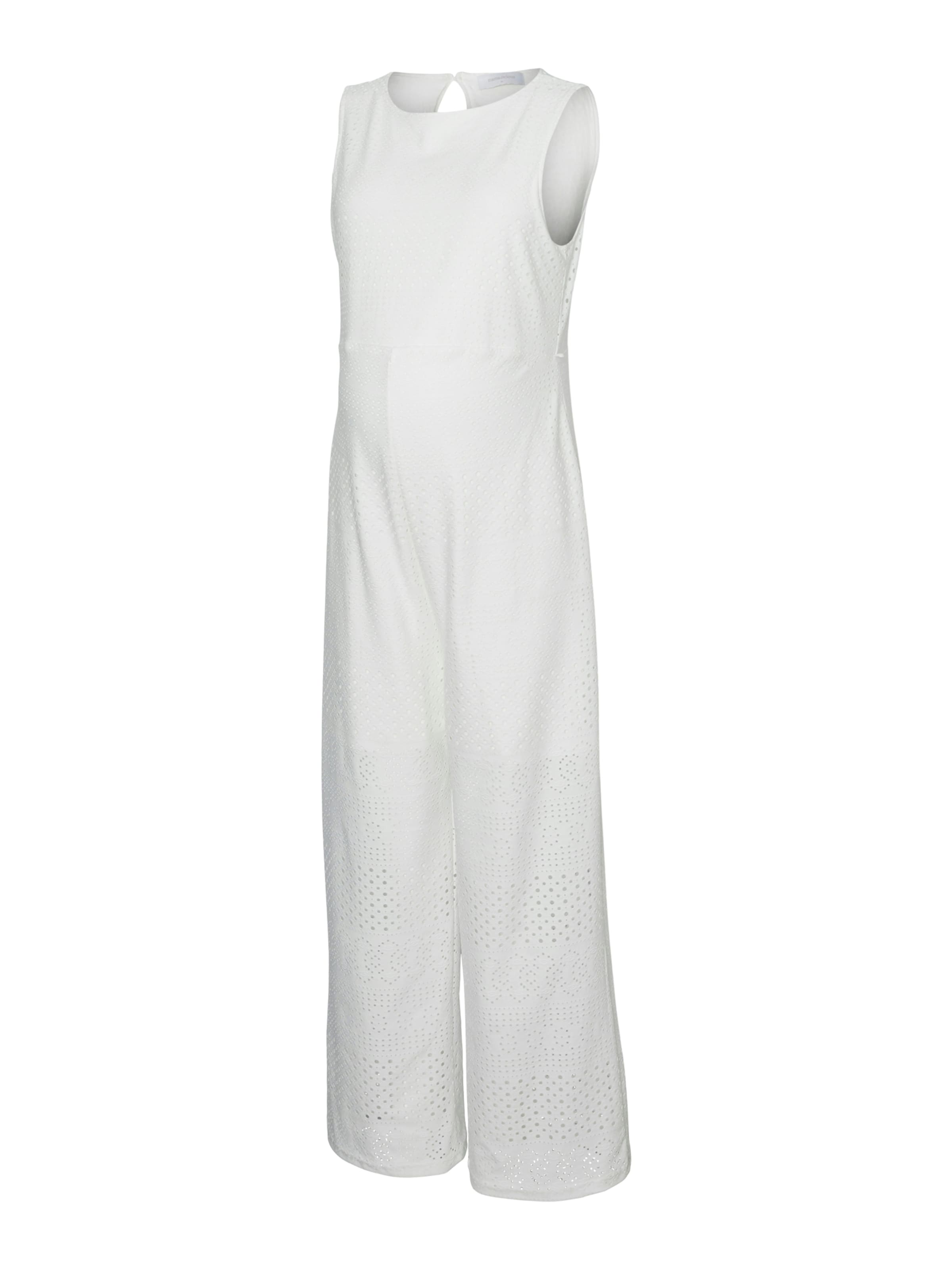 MAMALICIOUS Kombinesoon 'Langia', värv valge: eest vaates