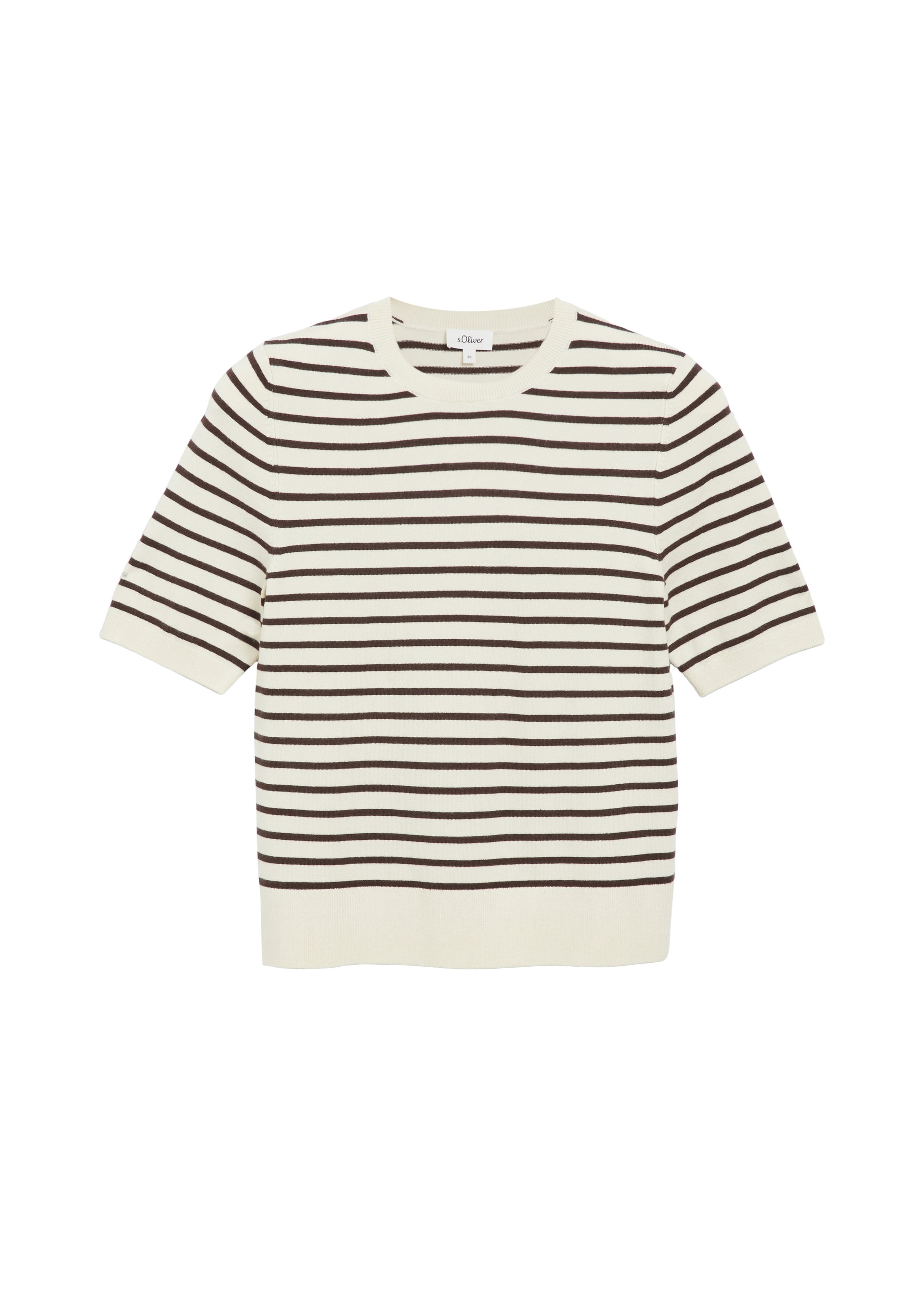 s.Oliver Pullover in Braun: Vorderseite