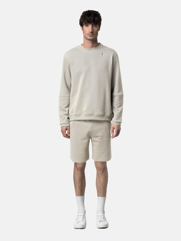 K-Way Regular Outdoorbyxa 'K-WAY CASIMIR POLY COTTON BERMUDA' i beige: framsida