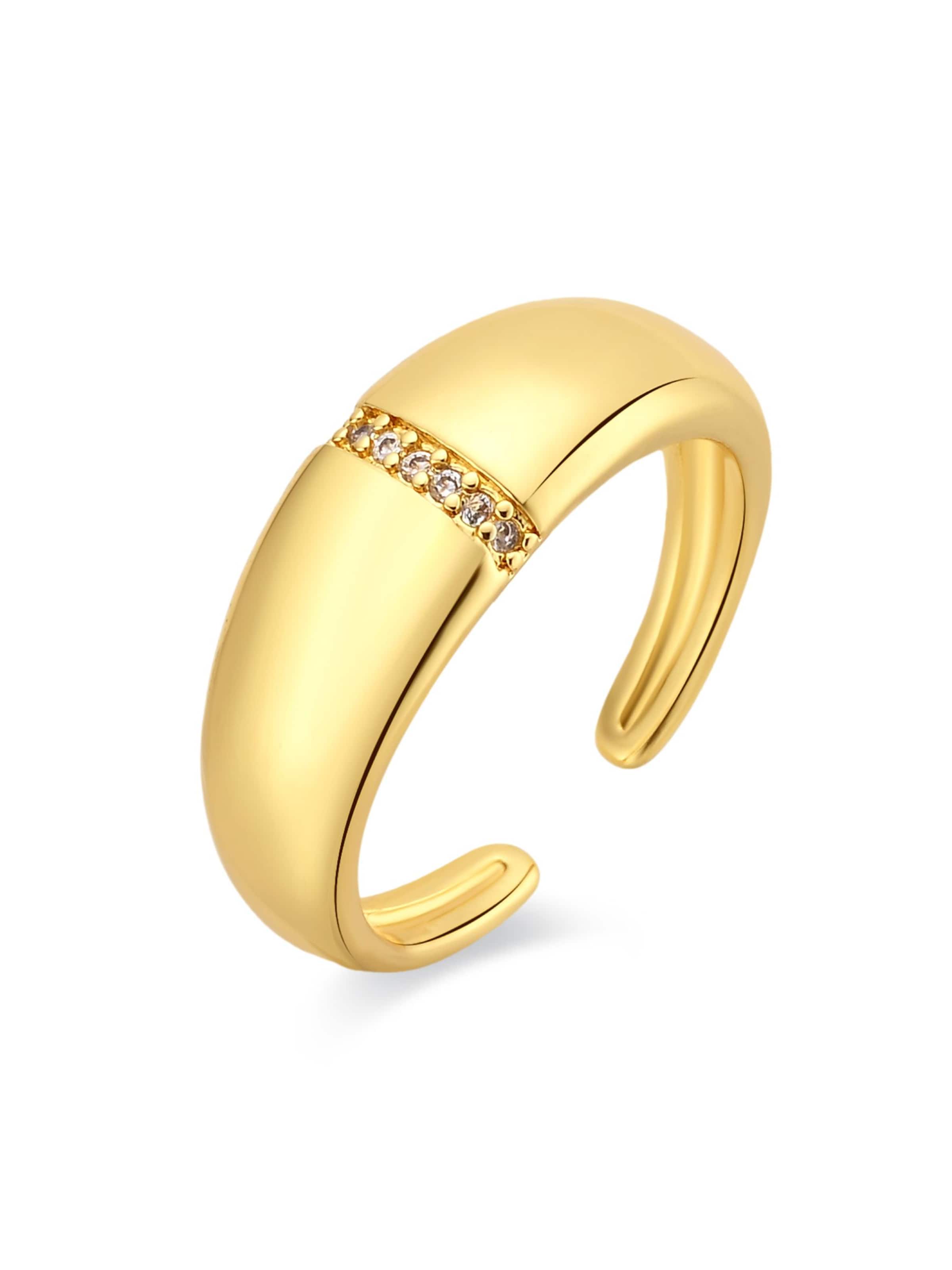 Luxenter Bague 'Dushli' en 50-60 en or, Vue avec produit