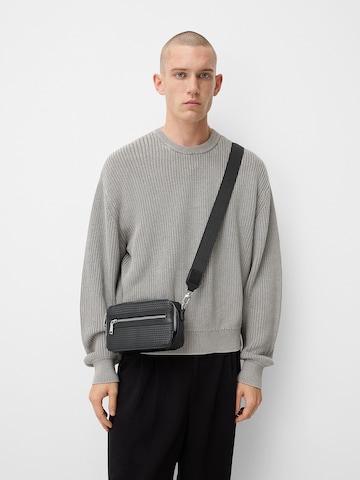 Sac à bandoulière Bershka en noir