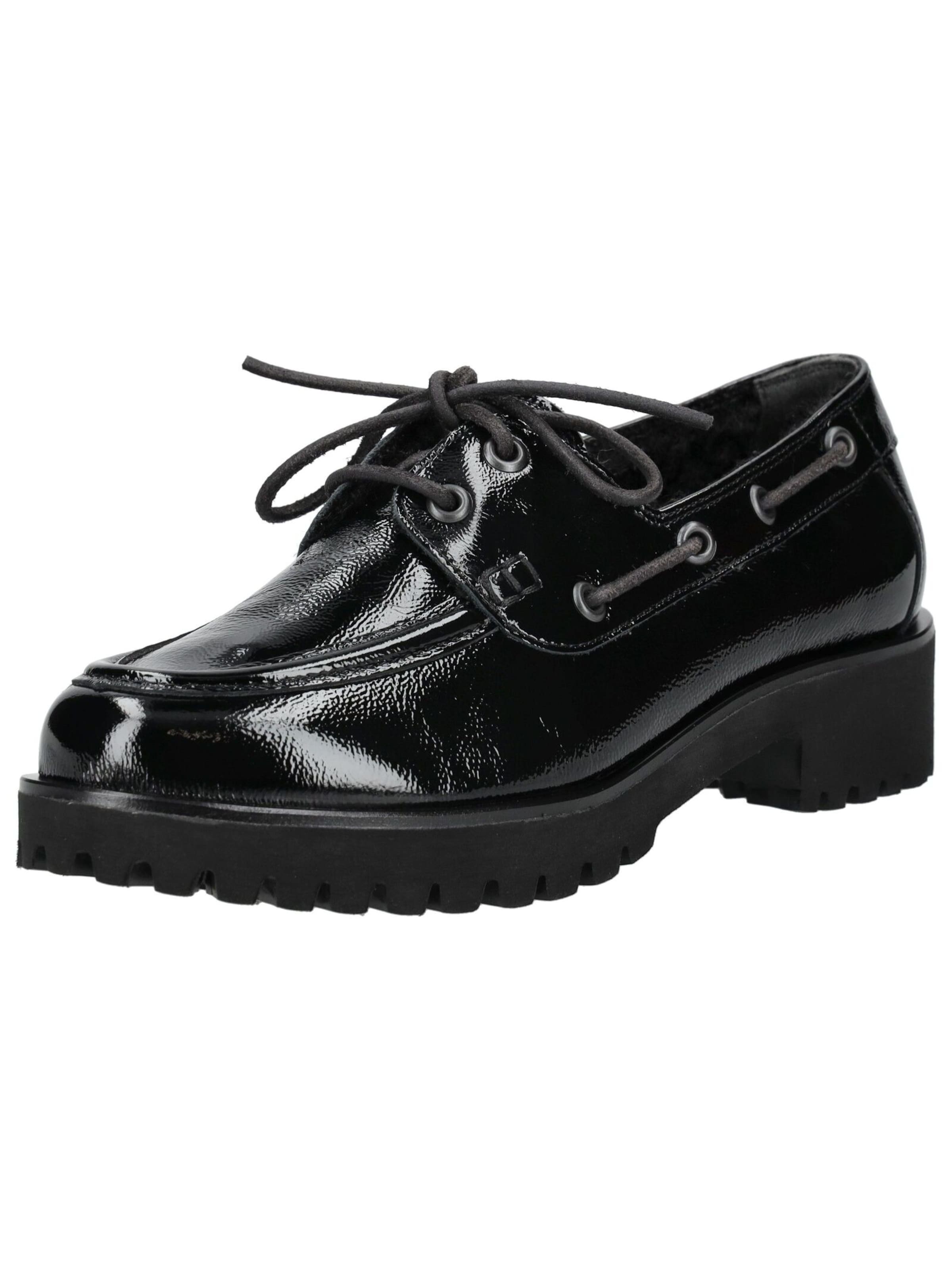 Mocassino di Paul Green in nero: frontale