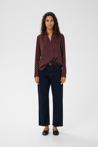 Chemisier ' ZaniaIW' InWear en rouge