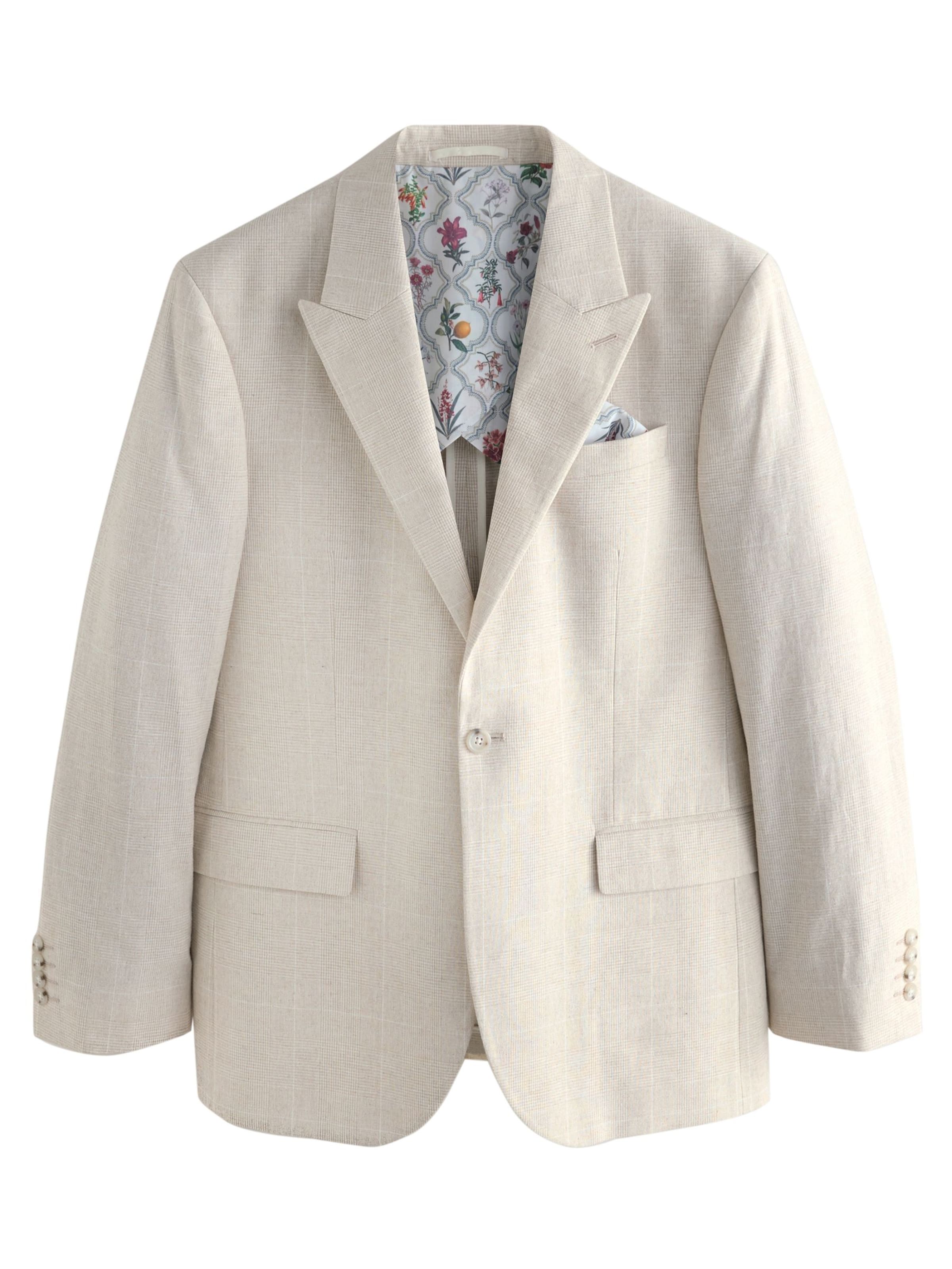 Next Regular Fit Sakko in Beige: Vorderseite