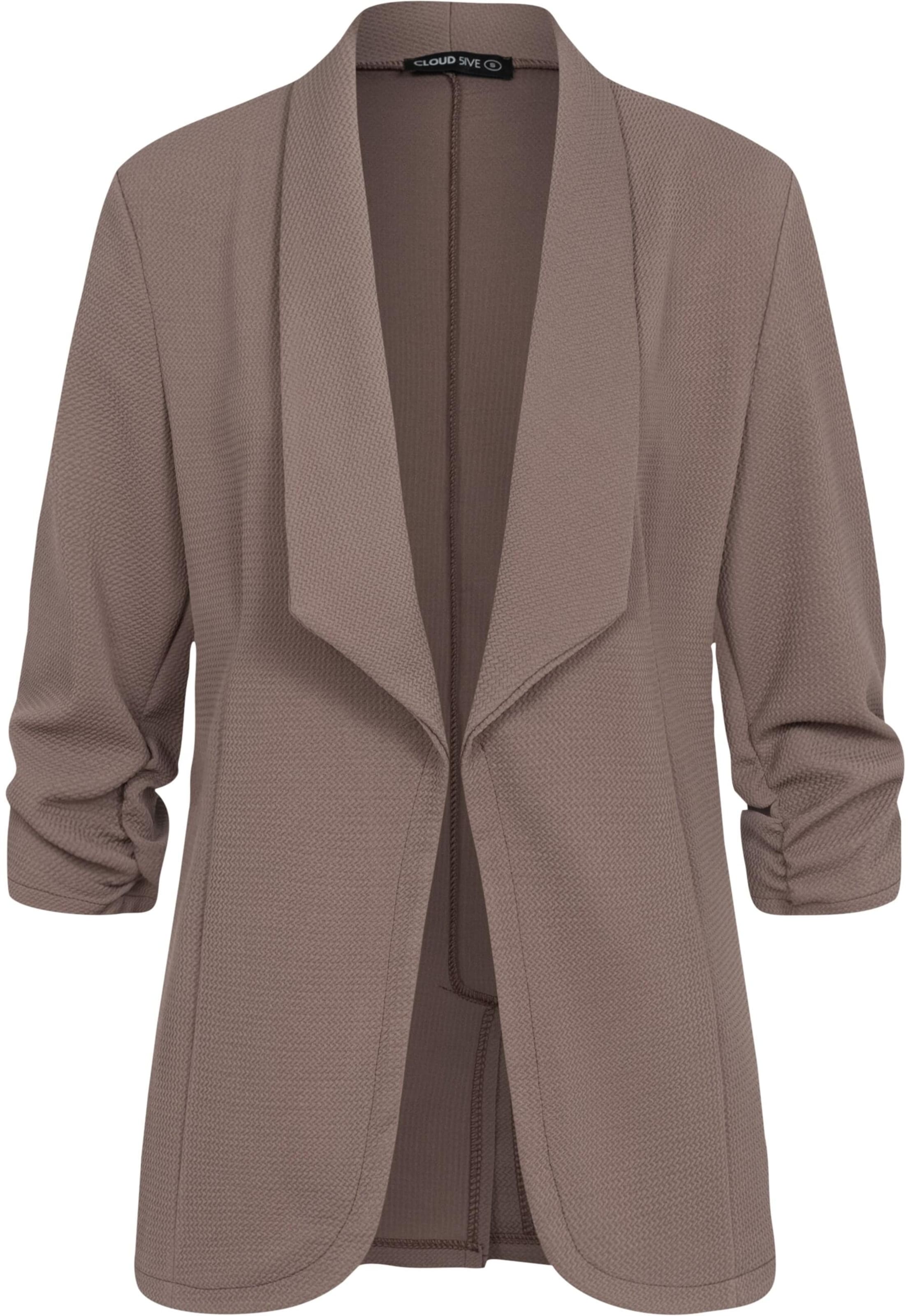 Cloud5ive Blazer in Braun: Vorderseite