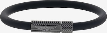 Braccialetto 'SEL' di Aston Martin in nero: frontale