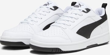 PUMA - Sapatilhas baixas 'Rebound V6' em branco