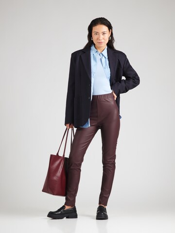 Max Mara Leisure Скинни Штаны 'ECHO' в Красный
