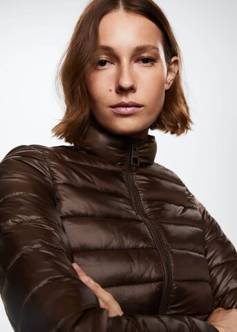 MANGO Winterjacke 'Blandipo' in Braun