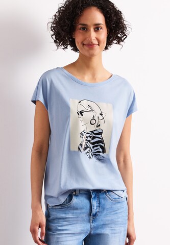 STREET ONE Shirt in Blue: front