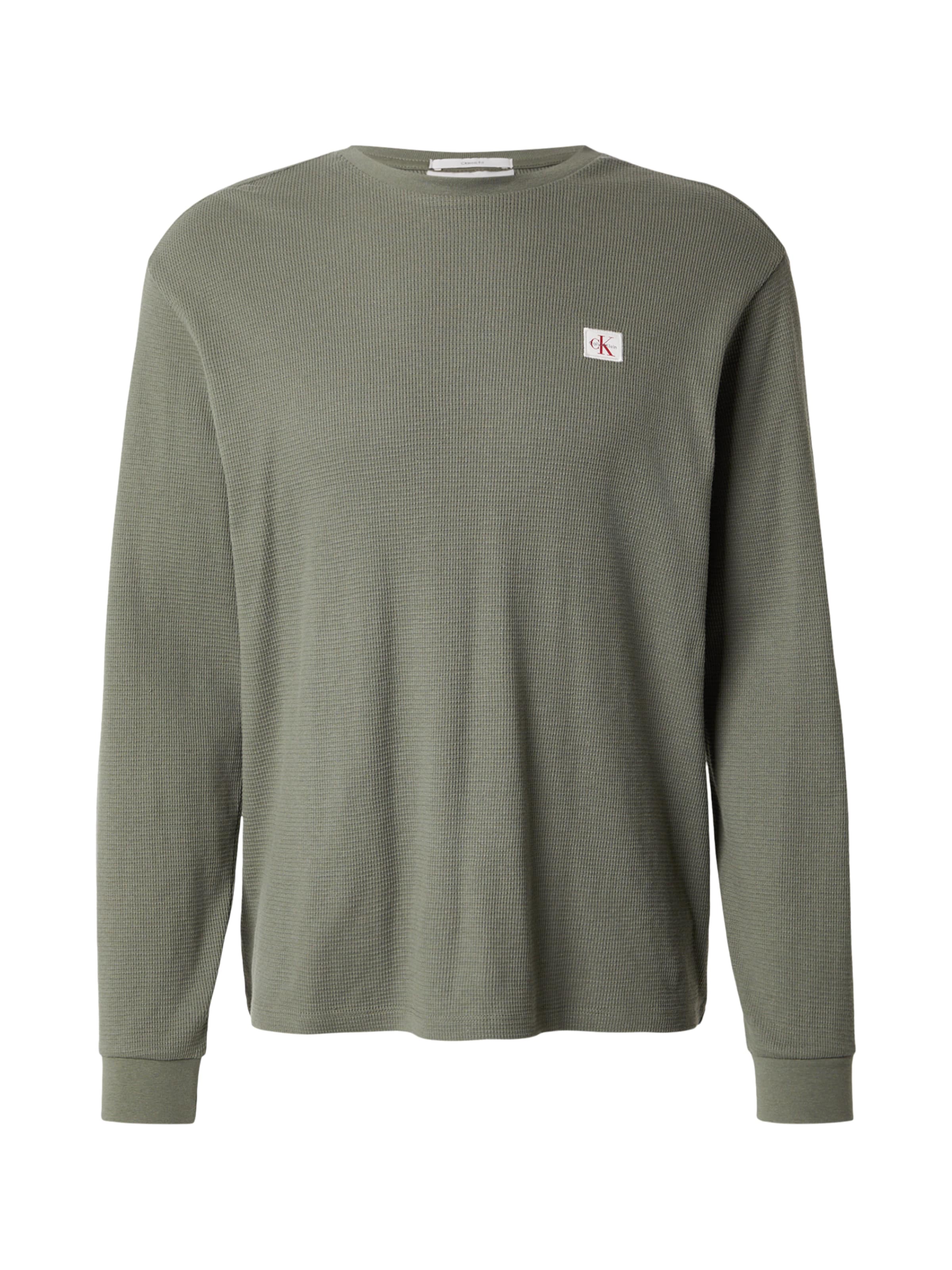 Calvin Klein Jeans Футболка в Зеленый: спереди