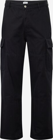 Pantalon cargo 'Joel' WEEKDAY en noir : devant