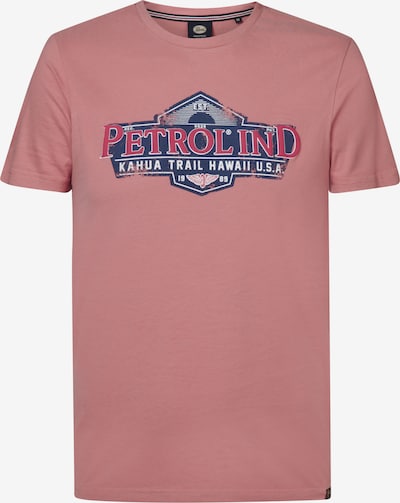 Petrol Industries Shirt in de kleur Navy / Pink / Rosa / Wit, Productweergave