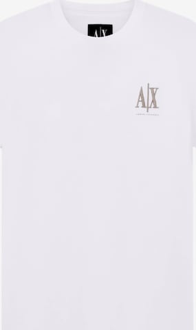 T-Shirt ARMANI EXCHANGE en blanc : devant