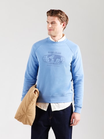 NAPAPIJRI - Sudadera 'BISY C' en azul: frente