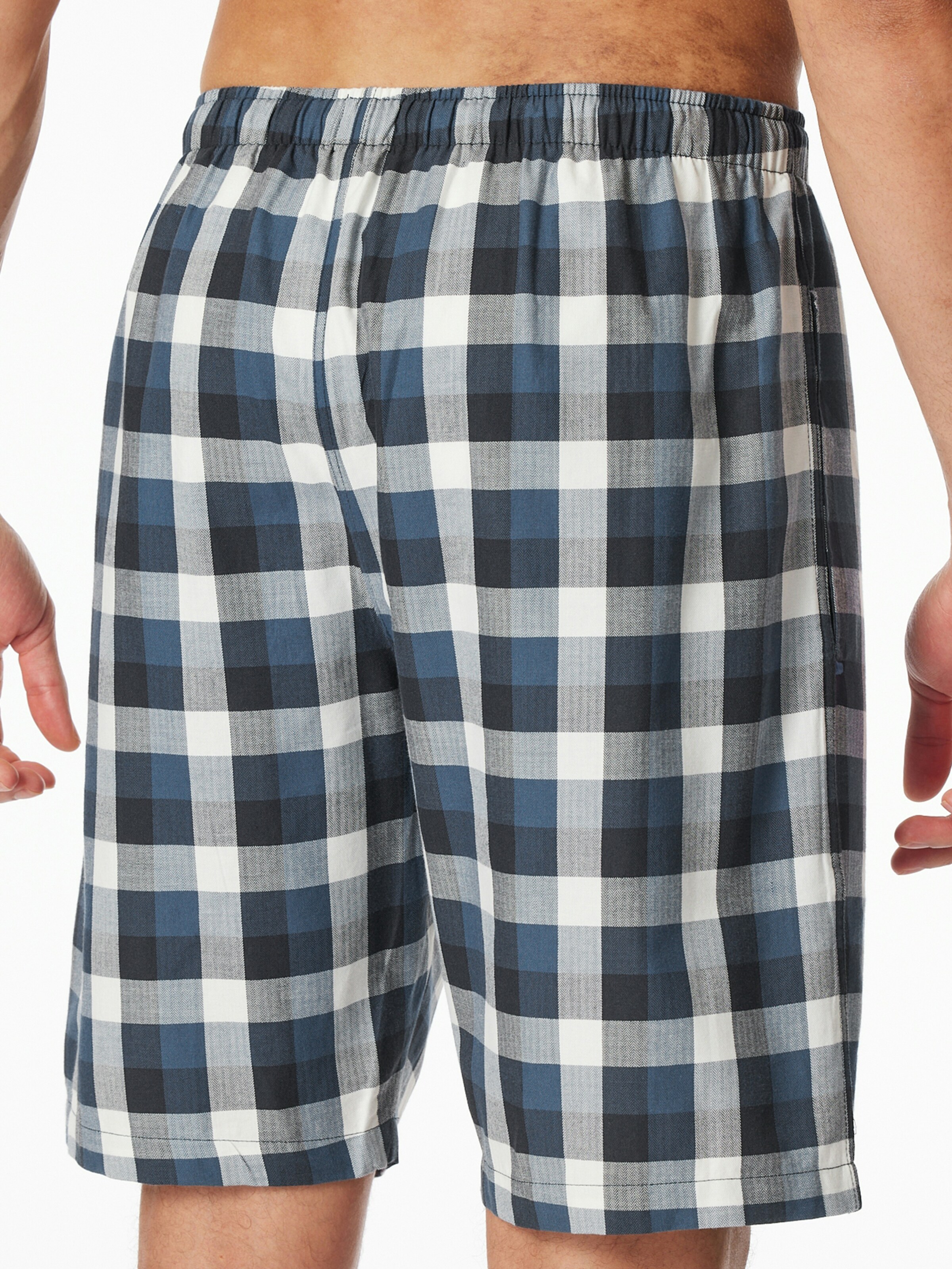 SCHIESSER Pyjamabroek in Blauw