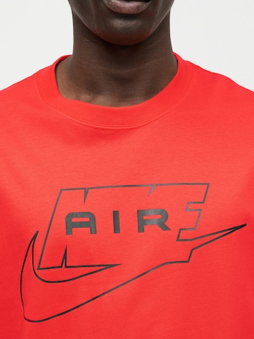 Nike Sportswear Koszulka 'AIR' w kolorze czerwony
