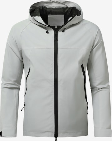 Youthup Outdoorjacke in Grau: Vorderseite