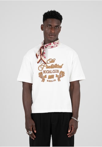 Maglietta 'Clubhouse' di Prohibited in bianco: frontale
