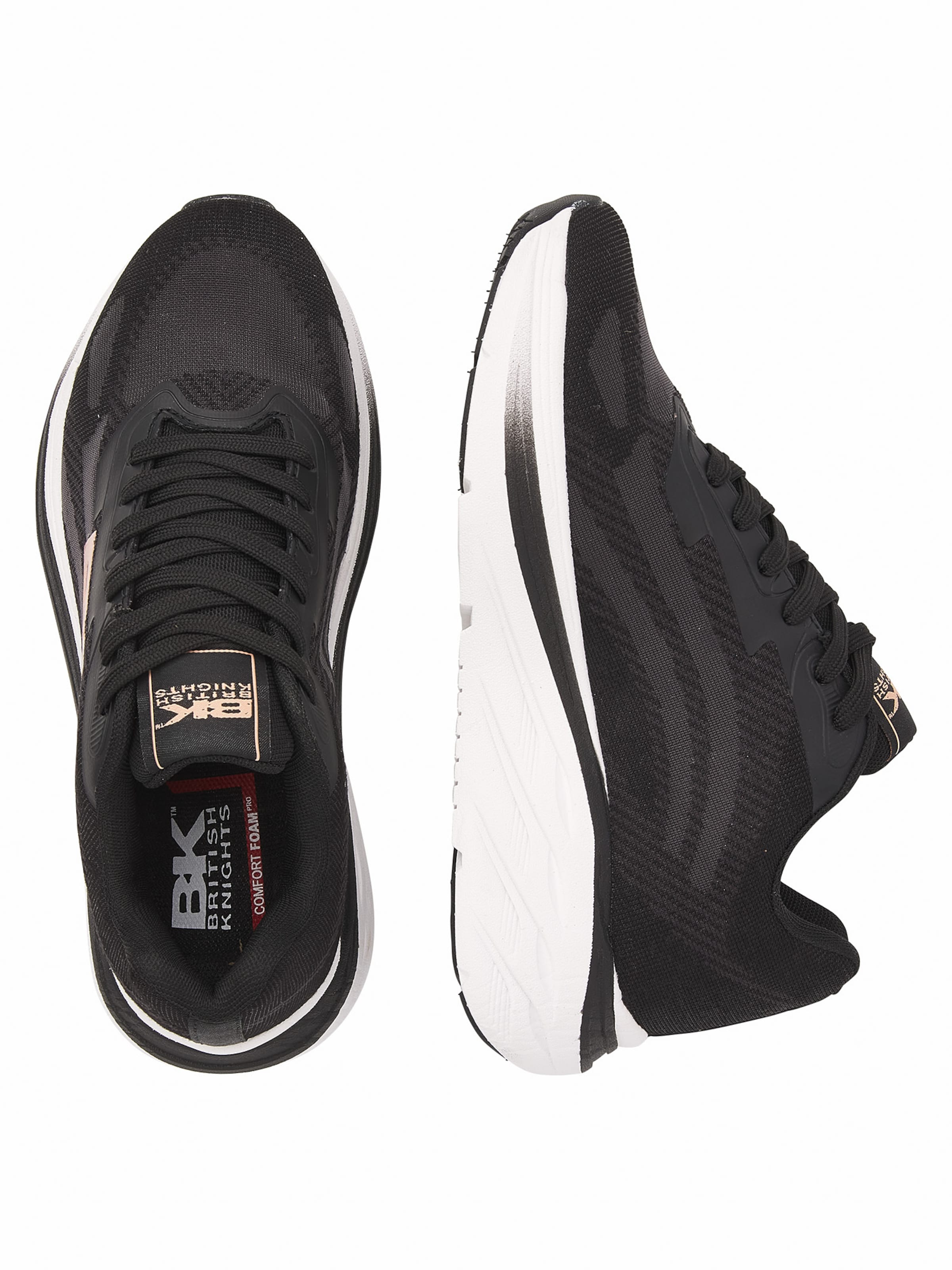 BRITISH KNIGHTS Sneaker 'SURGE' in Schwarz: oben