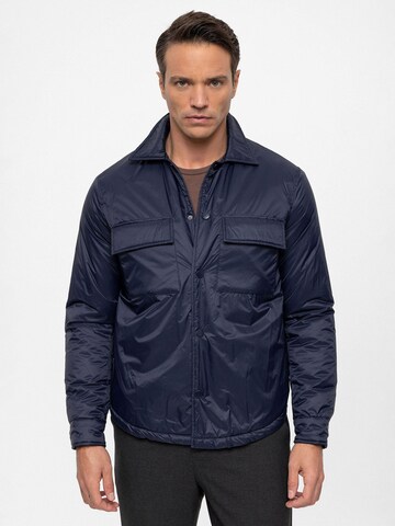 Antioch Between-season jacket in Blue: front