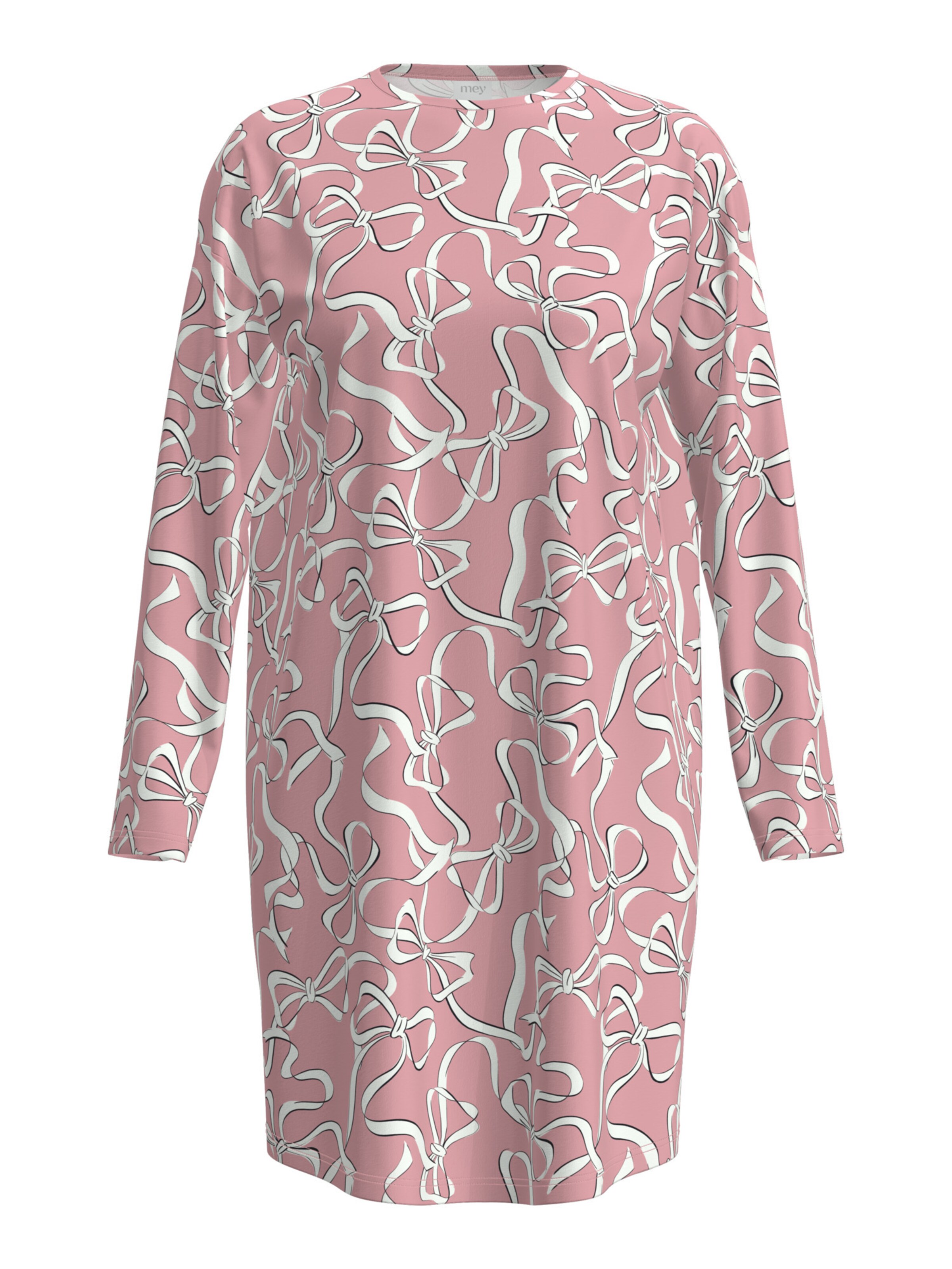 Mey Nachthemd 'Pretty Bows' in Pink: Vorderseite