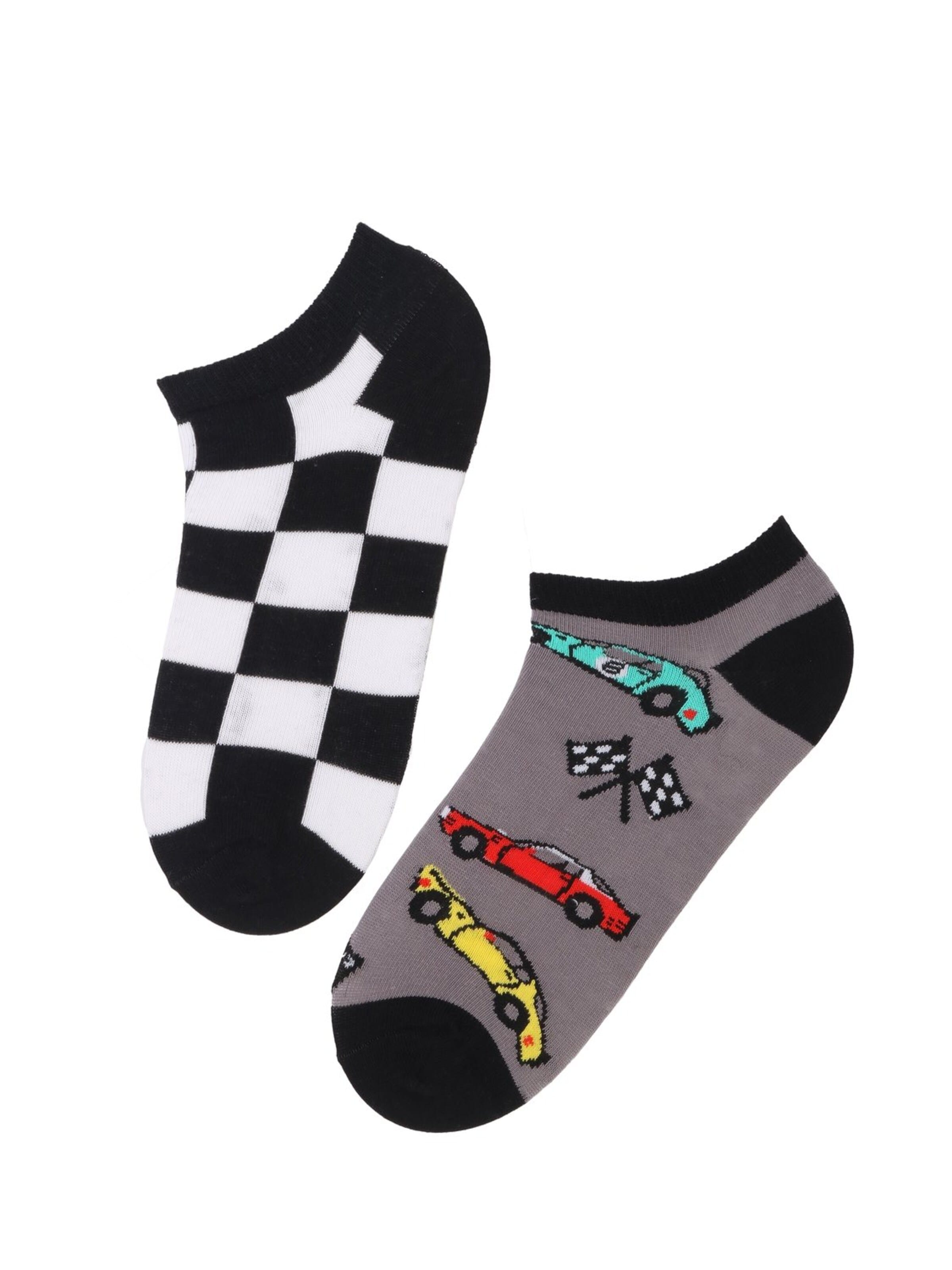 Sokisahtel Socken 'RACECAR low-cut cotton socks'‌‌‌‌ in Mischfarben: Vorderseite