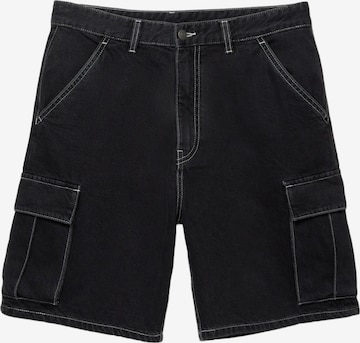 Jeans cargo Pull&Bear en noir : devant