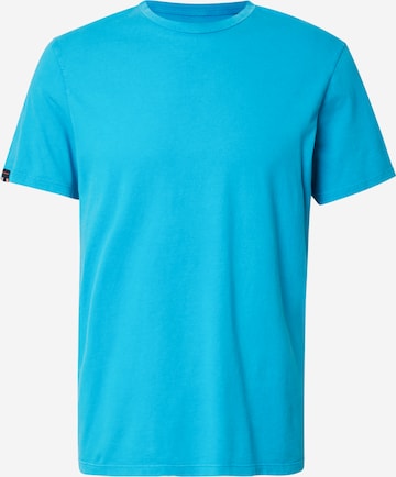 Superdry Majica 'Classic Essential' | modra barva: sprednja stran