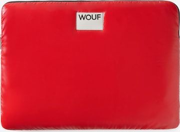 Sac d’ordinateur portable 'Glossy' Wouf en rouge : devant