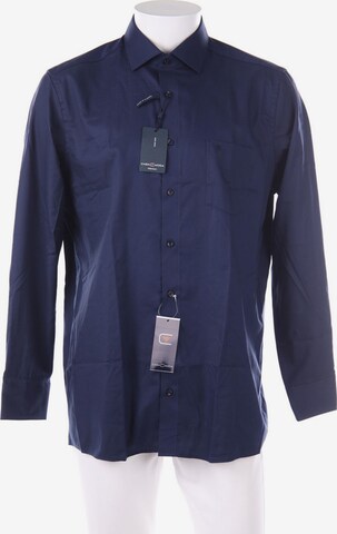 CASAMODA Button Up Shirt in L in Blue: front