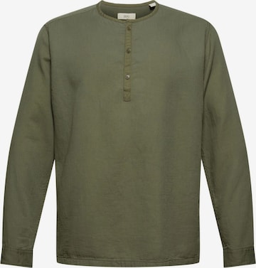 ESPRIT Regular fit Shirt in Groen: voorkant