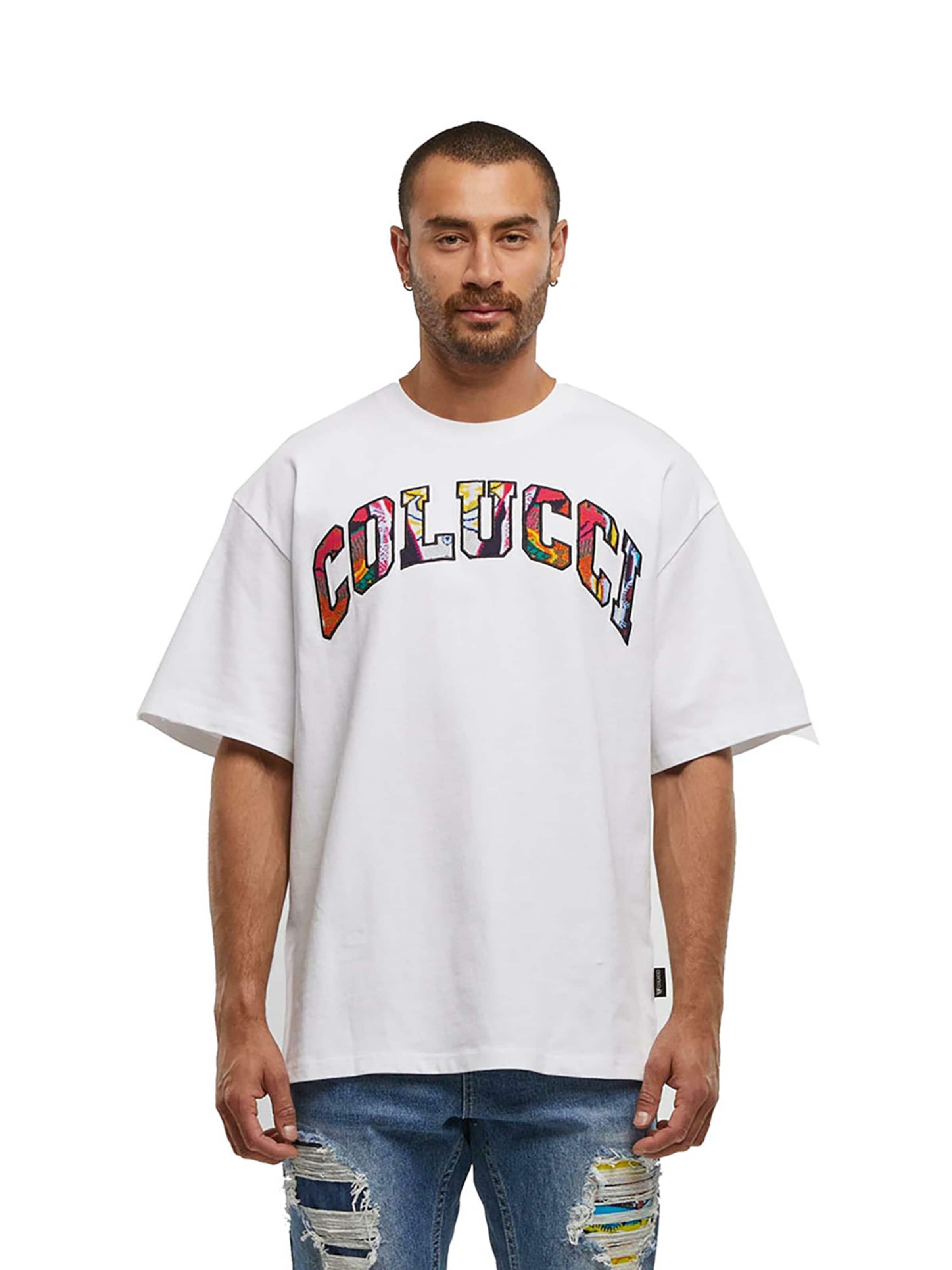 Colucci Shirt 'College Logo' in White