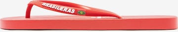 Scarpe da spiaggia / da bagno 'Classic Pro' di Brasileras in rosso: frontale