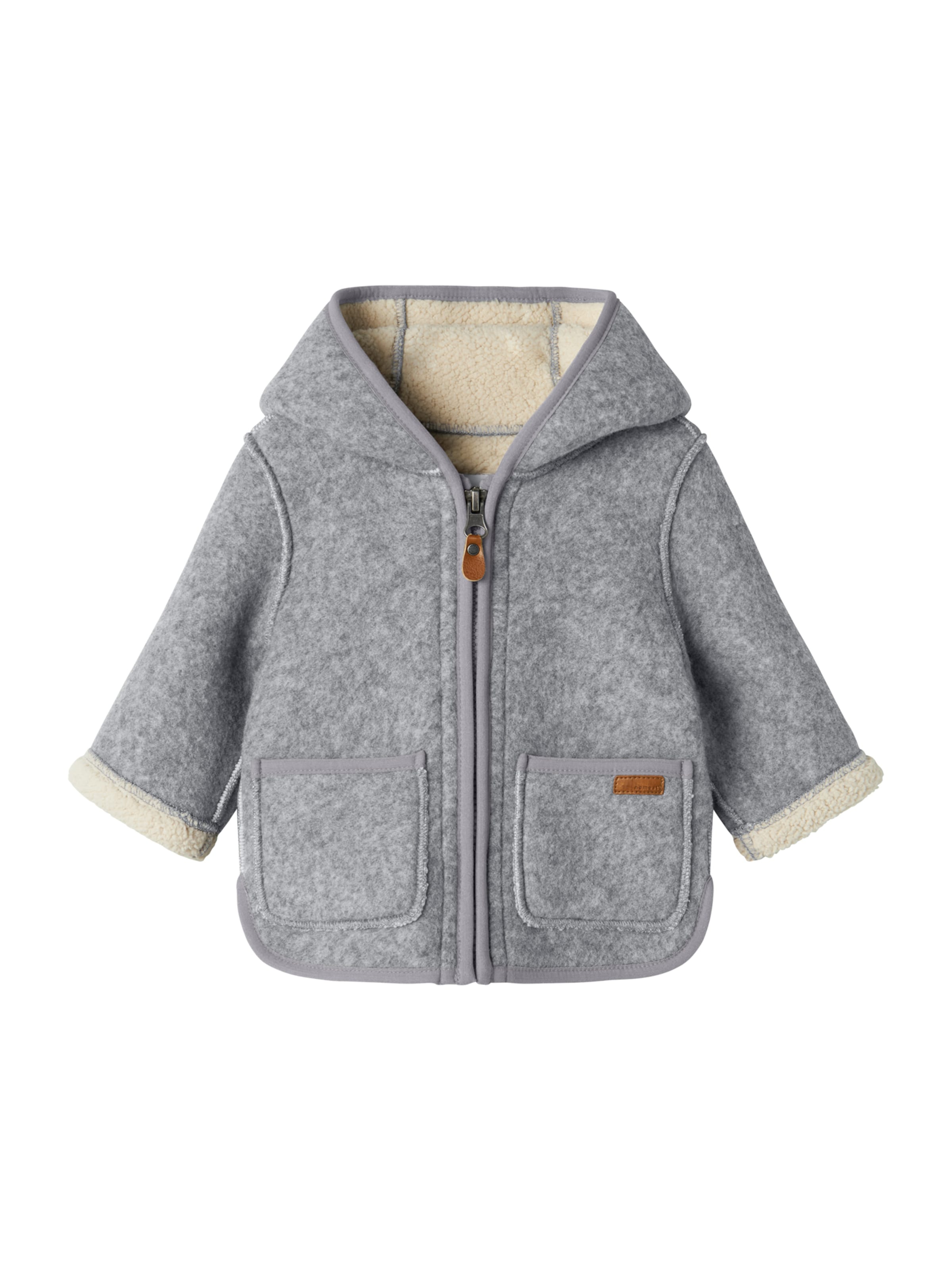 NAME IT - Chaqueta de entretiempo 'NBNMILY' en gris: frente