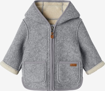 NAME IT Välikausitakki 'NBNMILY' värissä harmaa: etupuoli