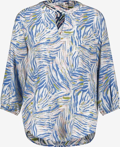 GERRY WEBER Bluse in beige / blaumeliert, Produktansicht