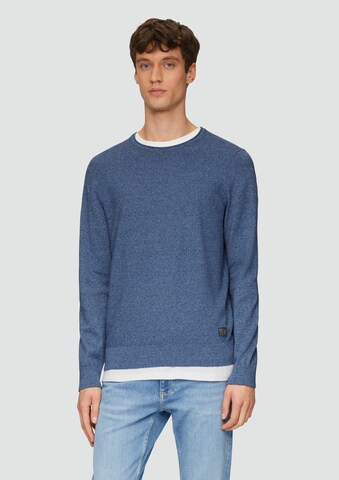 s.Oliver Pullover in Blau: Vorderseite