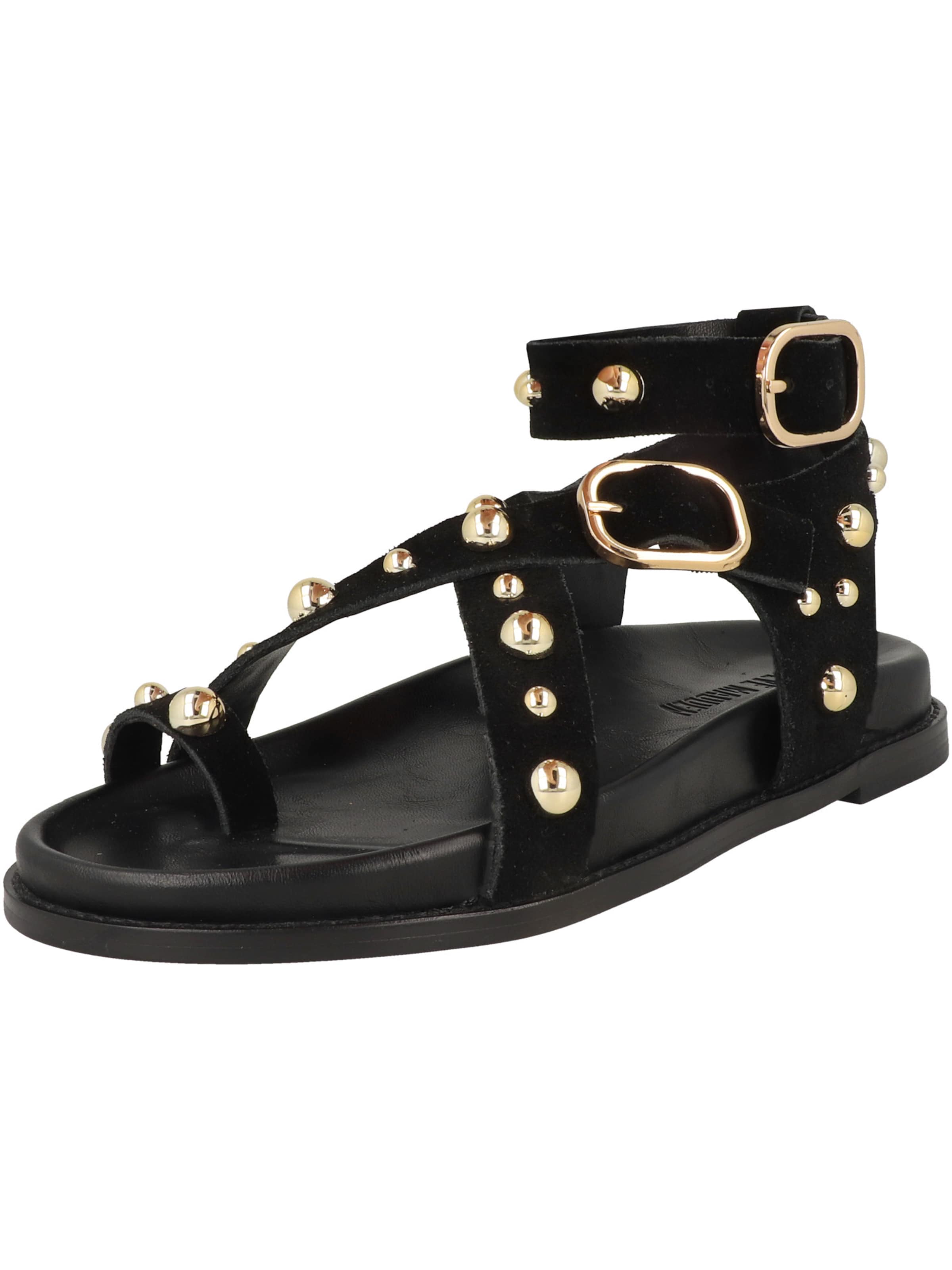 STEVE MADDEN Sandal 'Linear' in Black: front