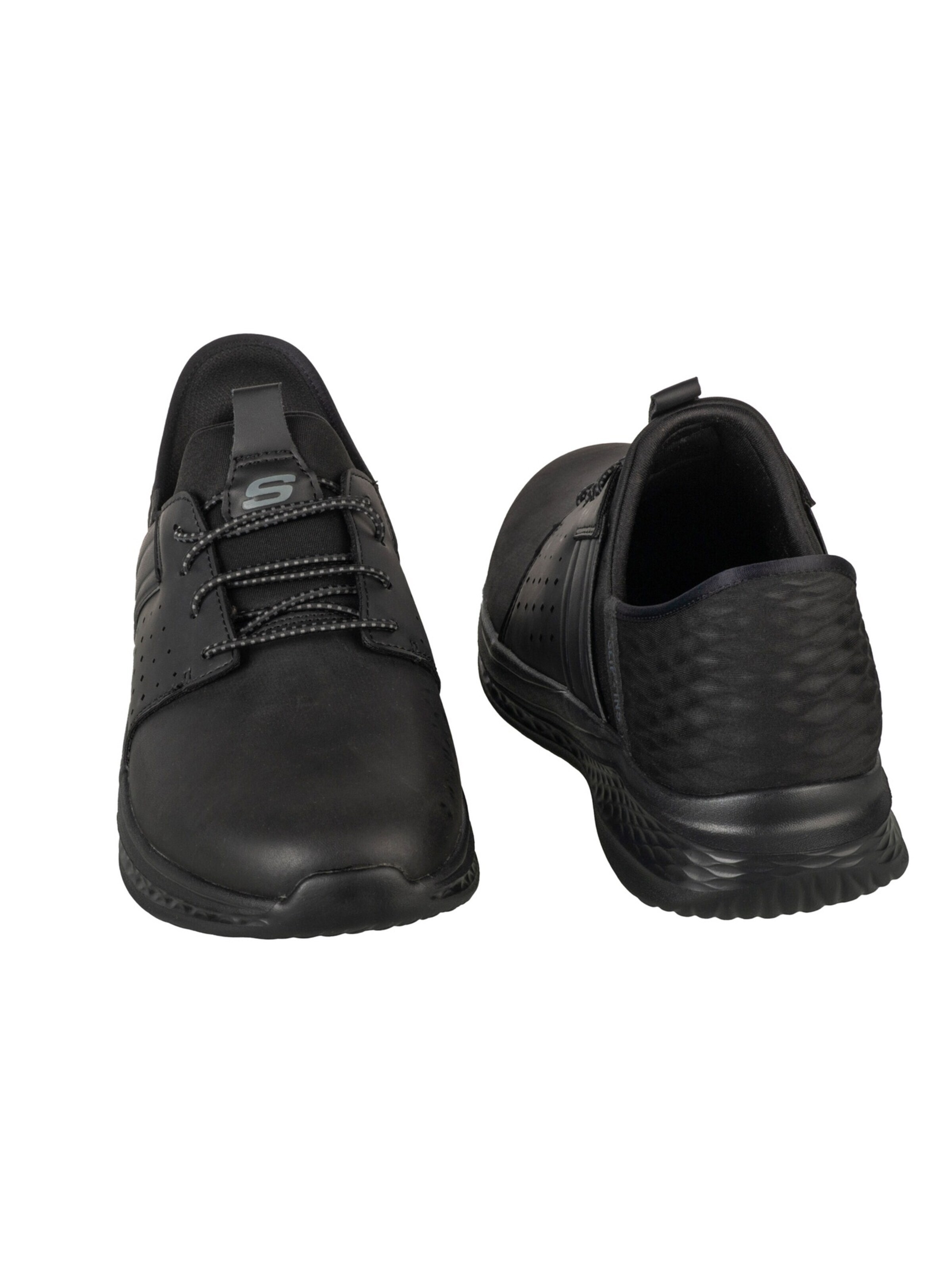 SKECHERS Sneakers laag 'Skechers Slip-Ins: Slade - Zachary' in Zwart