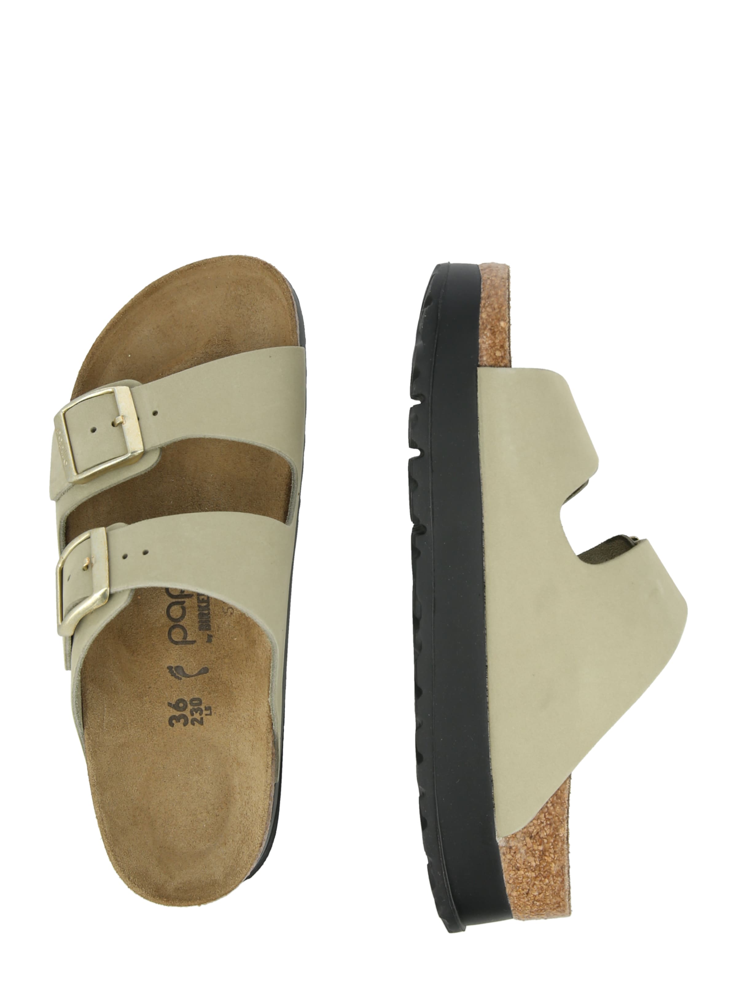 zaļš BIRKENSTOCK Ādas čības 'Arizona Flex'