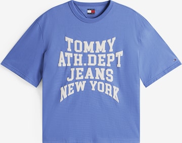 Tommy Jeans Shirt '90S VARSITY' in Blue: front