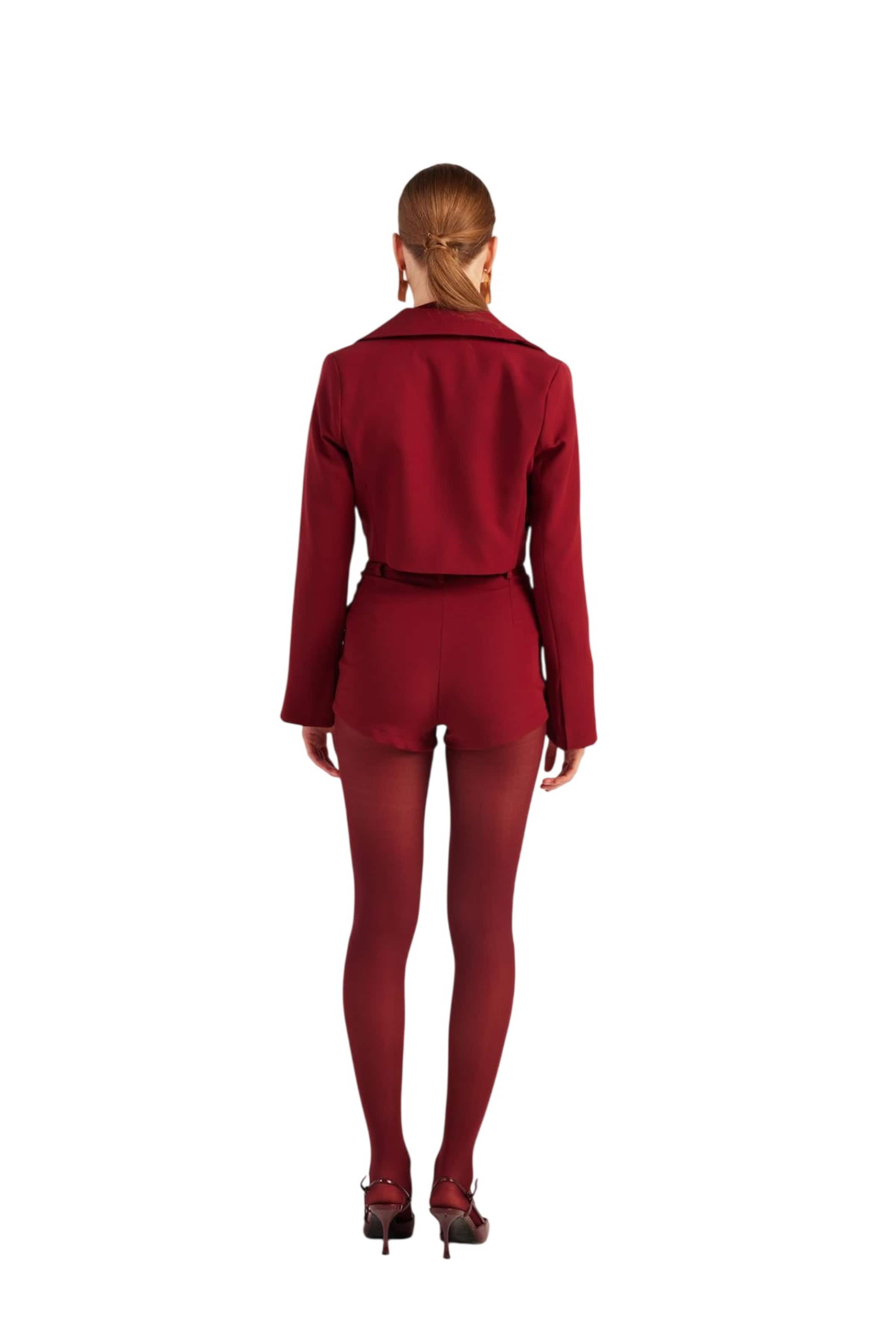 HOLLY LOLLY Slimfit Chino kalhoty – červená